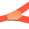 Action Ward Unisex Suspenders for Men and Women - 1" Width - Y Back with Strong Clips - One Size Fits All (Orange) view 3