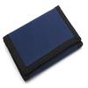 RFID Trifold Canvas Outdoor Sports Wallet for Kids - Front Pocket Wallet with Magic Sticker (Navy Blue) view 1