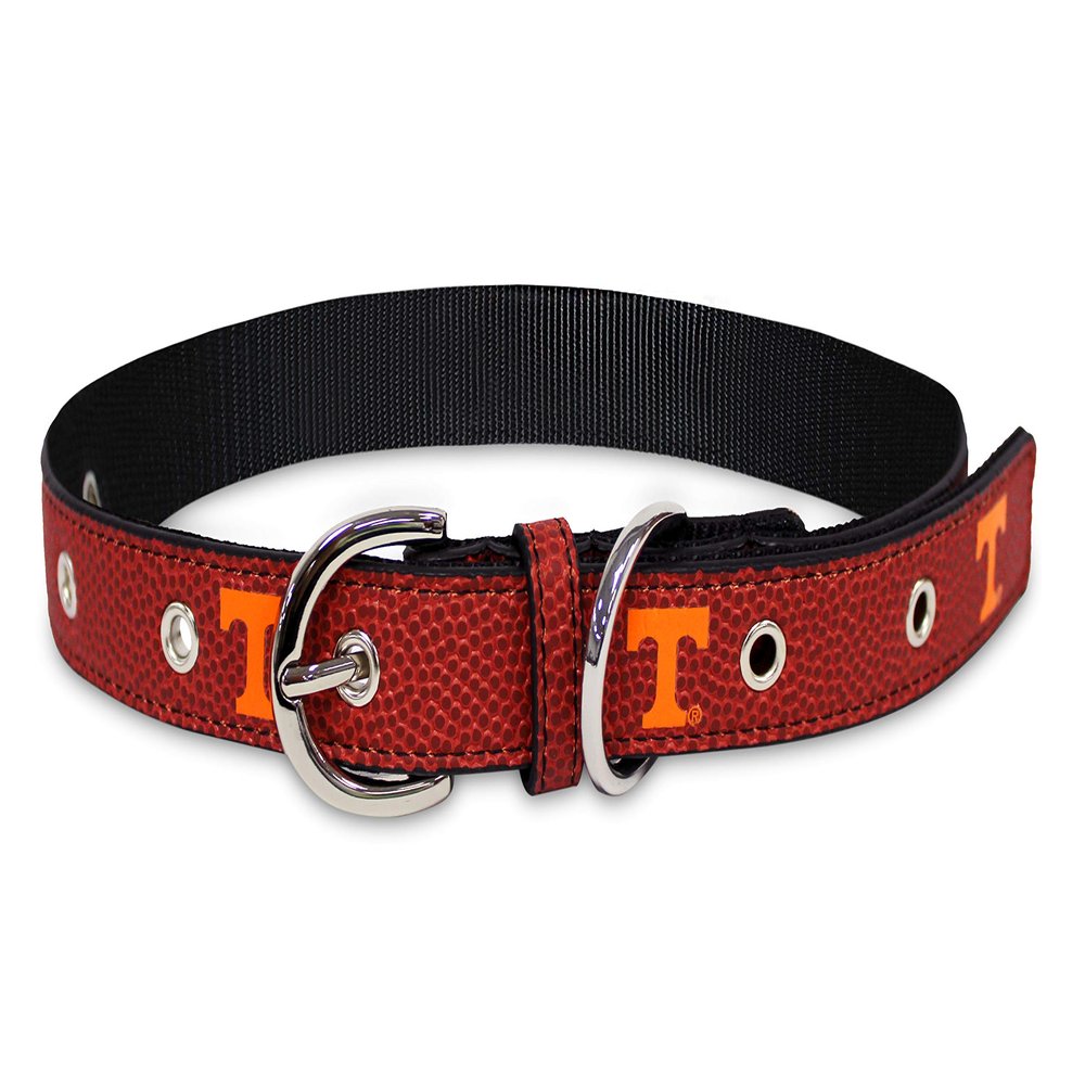 NCAA Tennessee Volunteers Premium Dog Collar, Limited Edition, Size Large. Best & Strongest Heavy-Duty Dog Collar!