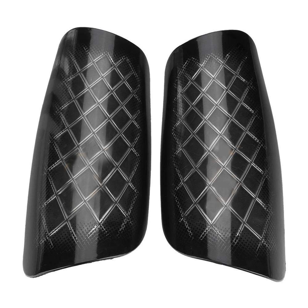 Dioche Sports Shin Guards, Shockproof Adult Soccer Ball Shin Guards Legs Protector (1 Pair) (Black)