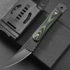 Ccanku C1390 Fixed Blade Knifes 7.3-Inch Outdoor Survival Tools D2 Blade Steel & G10 Handle with Kydex Sheaths Clip for Outdoor Activities, Camping, Bushcraft and Hunting(Black) view 2