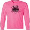 Koloa Circle Wave Vintage Pigment Dyed Long Sleeve Tee-NeonPink/b-4XL view 1