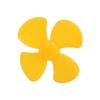 Aexit Brushless Motor Electrical equipment 4 Vanes RC Boat Airplane Propeller 1.6-inch Dia Yellow 2PCS view 2
