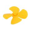 Aexit Brushless Motor Electrical equipment 4 Vanes RC Boat Airplane Propeller 1.6-inch Dia Yellow 2PCS view 3