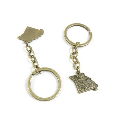 1 Items Keychain Keyring Key Tags Chains Rings Jewelry Bag Charms B4FG6 Missouri Map Tag