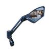MEACHOW New Scratch Resistant Glass Lens,Handlebar Bike Mirror, Adjustable Safe Rearview Mirror, Bicycle Mirror (Silver Right Side) ME-003RS view 1