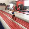 Foammaker Tumble Track Inflatable Air Mat for Gymnastics -10 ft Width 20 in Height PVC Material view 2