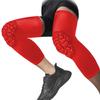 Knee Pads Compression Leg Sleeve Knee Sleeve for All Sports Wrestling Protector Gear, 1 Pair of Knee Paded(Red_2 Pack, Large) view 2