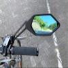 MEACHOW New Scratch Resistant Glass Lens,Handlebar Bike Mirror, Adjustable Safe Rearview Mirror, Bicycle Mirror (Silver Right Side) ME-005RS view 3