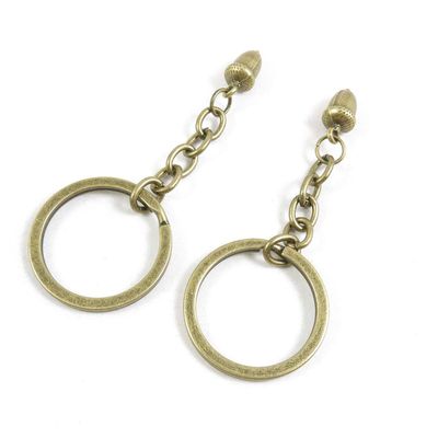 1 Items Keychain Keyring Key Tags Chains Rings Jewelry Bag Charms X7QM1 Nuts Acorn Fruit