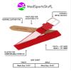 MadSportsStuff Performance Baseball Softball Belt (Youth, Scarlet) view 3