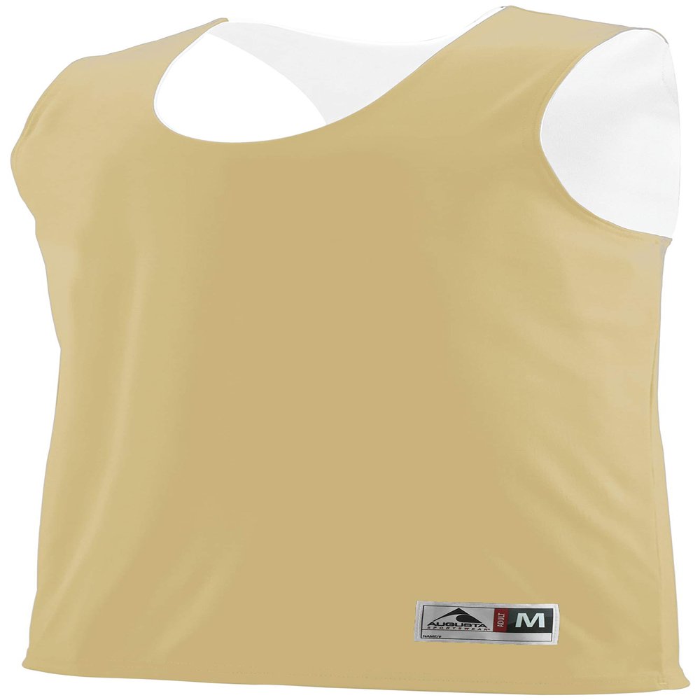 Augusta Sportswear Youth Reversible Wicking Tank S Vegas Gold/White