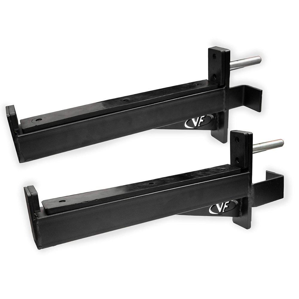 Valor Fitness Safety Bar Catch Extension Accessory Pair for BD-21 Yoke Lifing Station Rack (fits 2 X 3 Frame) - MB-Y