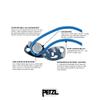 Petzl GRIGRI Belay Device - Belay Device with Cam-Assisted Blocking for Sport, Trad, and Top-Rope Climbing - Blue view 2