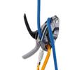 Petzl GRIGRI Belay Device - Belay Device with Cam-Assisted Blocking for Sport, Trad, and Top-Rope Climbing - Blue view 3