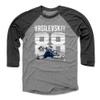 500 LEVEL Andrei Vasilevskiy 3/4 Sleeve T-Shirt (Baseball Tee, Small, Black/Heather Gray) - Andrei Vasilevskiy Retro W WHT view 1