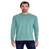 5.5 oz 100% Ringspun Cotton Garment-Dyed Long-Sleeve T-Shirt XL SPANISH MOSS view 1