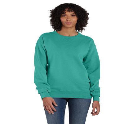 ComfortWash by Hanes Unisex 7.2 oz., 80/20 Crew Sweatshirt M SPANISH MOSS