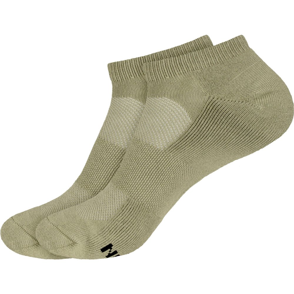 BambooMN Men's Rayon from Bamboo Fiber Sports Superior Wicking Athletic Ankle Socks - Olive Green - 2 Pairs - Size 6-10
