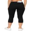 ACT827066_BLK_L Mesh Capri Leggings view 3