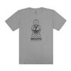 MOOTO Taekwondo Slub Mootoy T-Shirts TKD MMA Martial Arts Kick Boxing Team Shirts (3) Gray, 190
