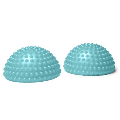 OPTP Lo Rox Domes (Pair) - Textured Balance Pods - Stability and Balance Training Equipment - Sensory and Self-Massage Tools - by Lauren Roxburgh