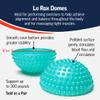 OPTP Lo Rox Domes (Pair) - Textured Balance Pods - Stability and Balance Training Equipment - Sensory and Self-Massage Tools - by Lauren Roxburgh view 3