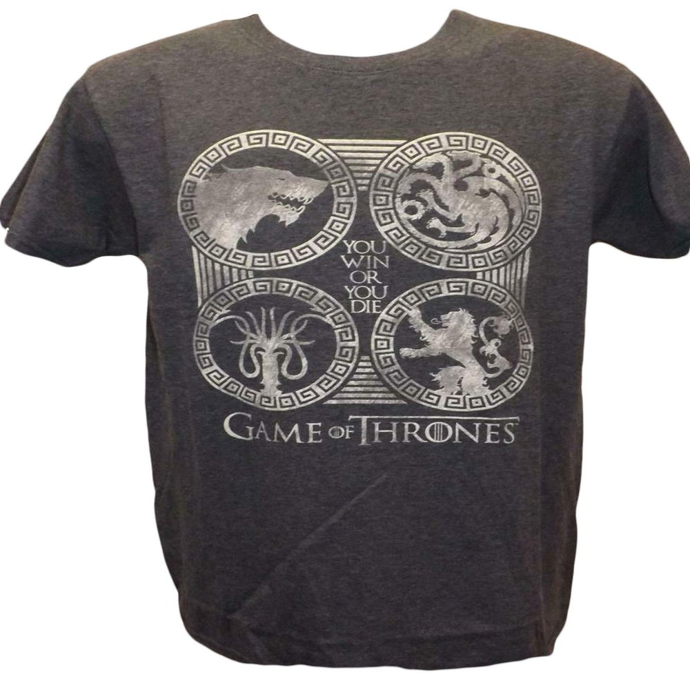 HBOS Game of Thrones Men's Game of Thrones Sigil Styles, Navy, Extra Large