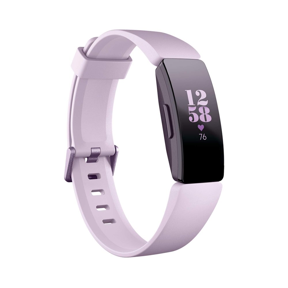 Fitbit Inspire HR Heart Rate and Fitness Tracker, One Size (S and L Bands Included), 1 Count