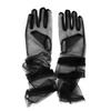 QRBTSCL Women's Wedding Bridal Mesh Tulle Gloves Long Opera Costume Party Glove 27" Elbow Length Sheer Gloves Black view 1