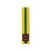 MOOTO Taekwondo Stripe Color Belt Single Warp(Width 4cm) TKD MMA Martial Arts Hapkido Karate (Yellow(Green Stripe), 2. Length(180cm or 70.9 inch)) view 1