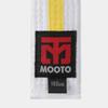 MOOTO Taekwondo Stripe Color Belt Single Warp(Width 4cm) TKD MMA Martial Arts Hapkido Karate (Yellow(Green Stripe), 2. Length(180cm or 70.9 inch)) view 4