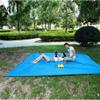 KOSSJAA Camping tarp with Poles Rain Fly Tent Tarp 3m x 3m Lightweight Camping Shelter Hiking Tent Tarpaulin (Blue, 300 cm x 300cm(118 x 118 inch)) view 2