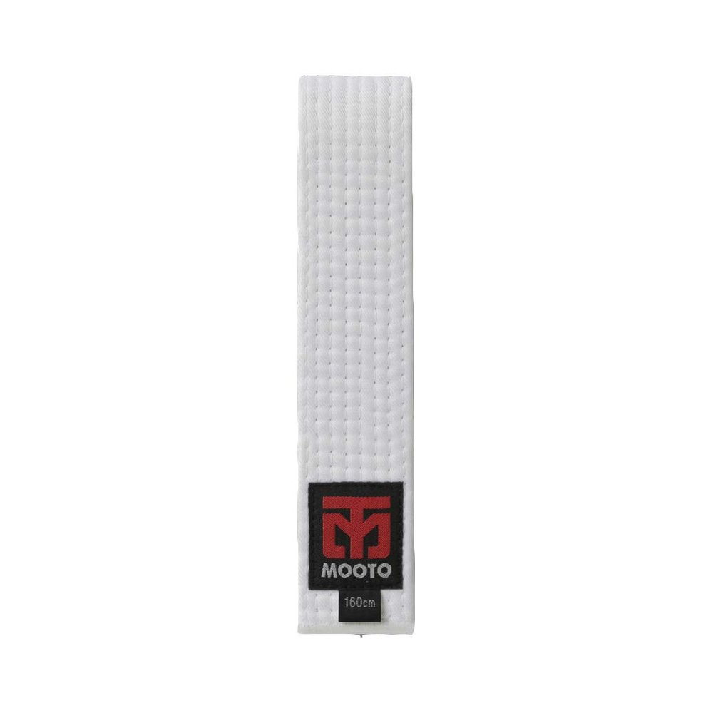 MOOTO Taekwondo Color Belts Single Wrap(Width 4cm) 8 Colors TKD MMA Martial Arts Hapkido Karate (White, 2. Length(180cm or 70.9 inch))