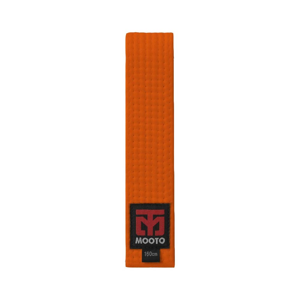 MOOTO Taekwondo Color Belts Single Wrap(Width 4cm) 8 Colors TKD MMA Martial Arts Hapkido Karate (Orange, 2. Length(180cm or 70.9 inch))