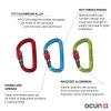OCUN Falcon Carabiner with Screw Lock, 3-Pack for Rock Climbing view 2