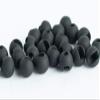 Blue Wing Olive Slotted Tungsten Beads for Fly Tying- 100 Pack (Matte Black, 3.2 mm (1/8")) view 1