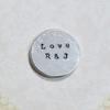 You are My Hero Hand Stamped Pewter Pocket Coin Token view 3