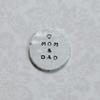 You are My Hero Hand Stamped Pewter Pocket Coin Token view 4