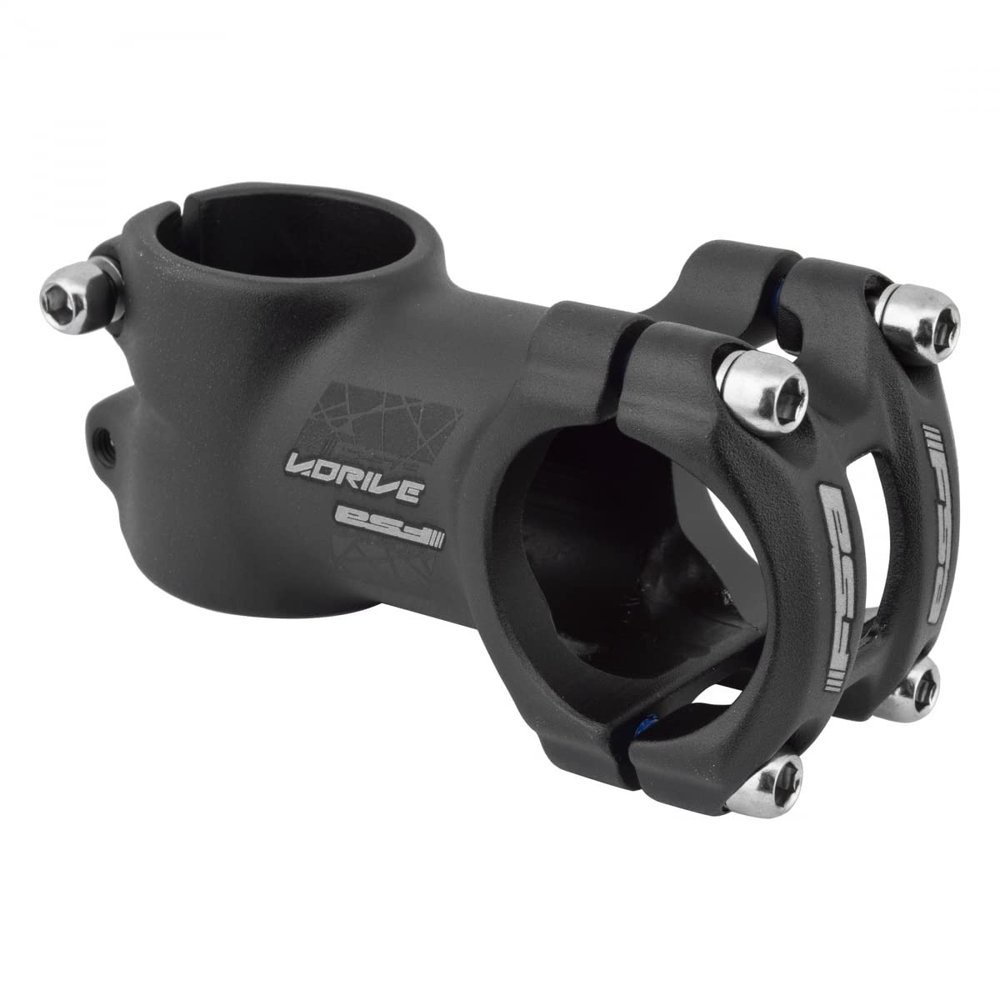 Full Speed Ahead - V-Drive Series Alloy Bicycle Stem with +/- 6 Degree Rise | for Mountain Bike | 31.8X +/- 6 x 60 mm