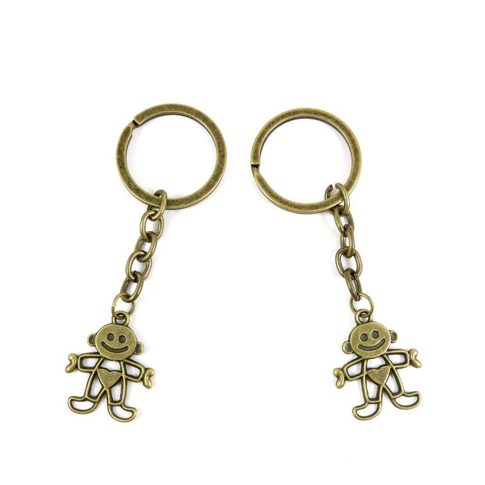 1 Items Keychain Keyring Key Tags Chains Rings Jewelry Bag Charms G6FD6 Boy Robot