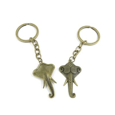 1 Items Keychain Keyring Key Tags Chains Rings Jewelry Bag Charms A8RQ3 Thai Elephant