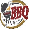 Cool Simple BBQ Barbecue Grill Cartoon Icon Round Metal 0.75" Lapel Pin Hat Shirt Pin Tie Tack Pinback view 2