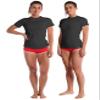 BUBBLELIME 4 Styles Long/Short Sleeve Rashguard for Women UPF 50+ Sun Protection - Basic Short Sleeve_SHADOWCHARCOAL Small_BWST002 view 2