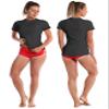 BUBBLELIME 4 Styles Long/Short Sleeve Rashguard for Women UPF 50+ Sun Protection - Basic Short Sleeve_SHADOWCHARCOAL Small_BWST002 view 3