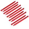 Aexit 10pcs 1-inch Home hardware Length Aluminium Alloy Tent Grounding Stake Red for Camping Hiking Model:94as76qo53 view 1