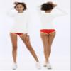 BUBBLELIME Long/Short Sleeve Rashguard for Women UPF 50+ Sun Protection - Basic Long Sleeve_White Medium_BWST001 view 3