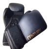 Century Training Boxing Gloves Black/Gold Mesh Palm 14 oz view 1