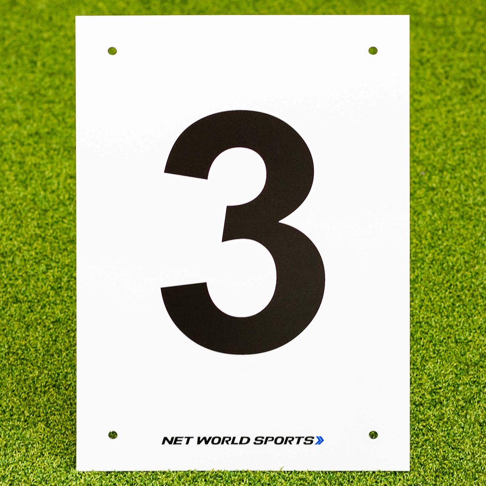 Vermont A4 Number Plates For Sports Pitches & Courts [1-12] | High-Visibility Number Plates (3)
