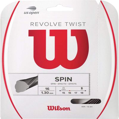 WILSON Revolve Twist 16 Tennis String - Set, Red